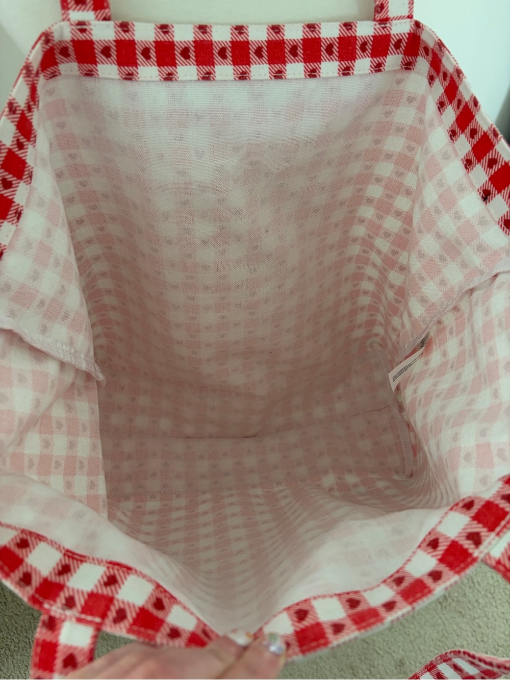 Wild Fable Gingham Heart Tote - Picture 7 of 8